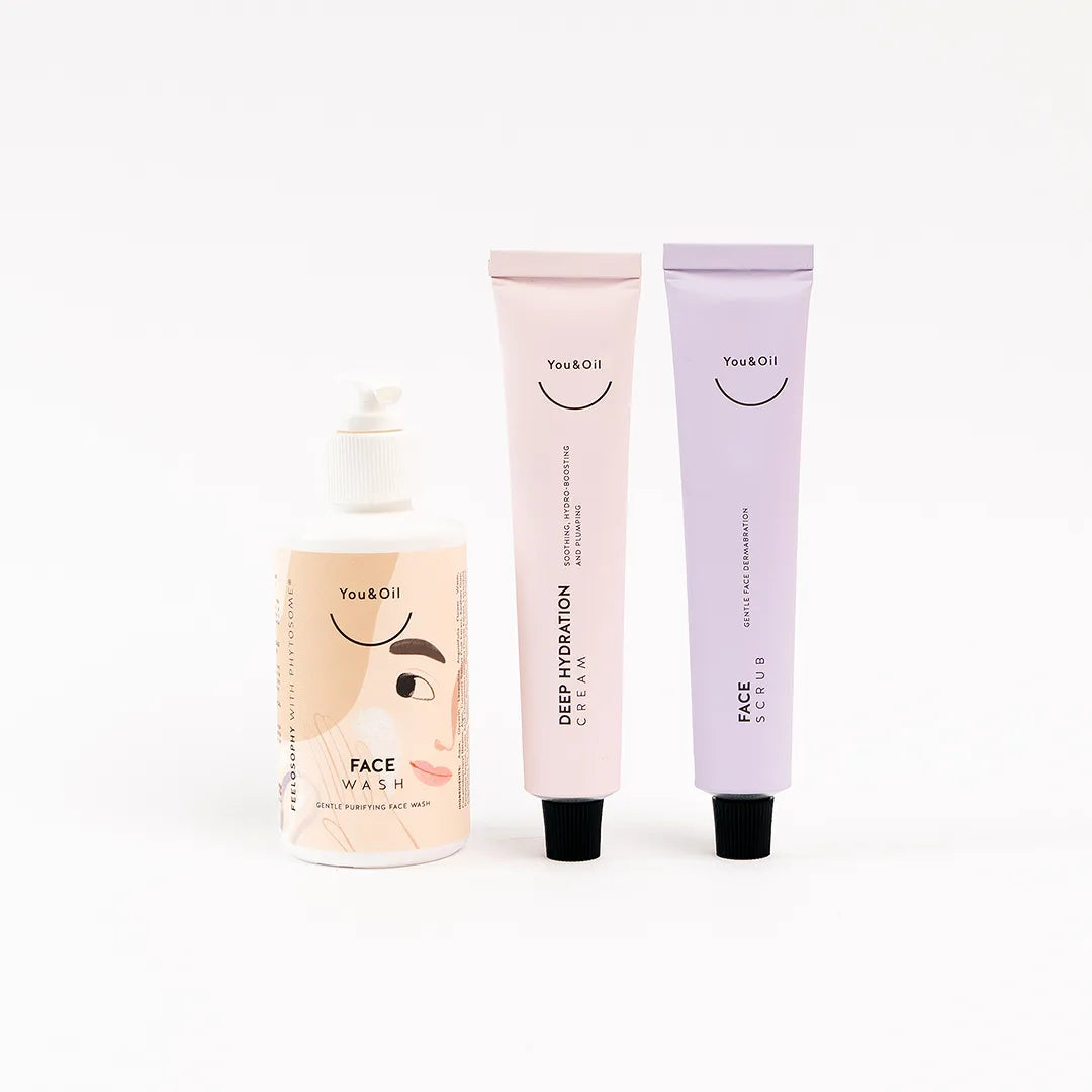 You & Oil „Mini“ rinkinys ir maitinantis veido kremas